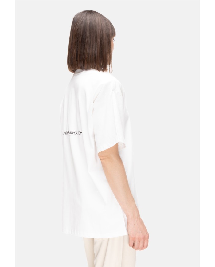 TWENTYFOURHAITCH T-shirt donna bianca