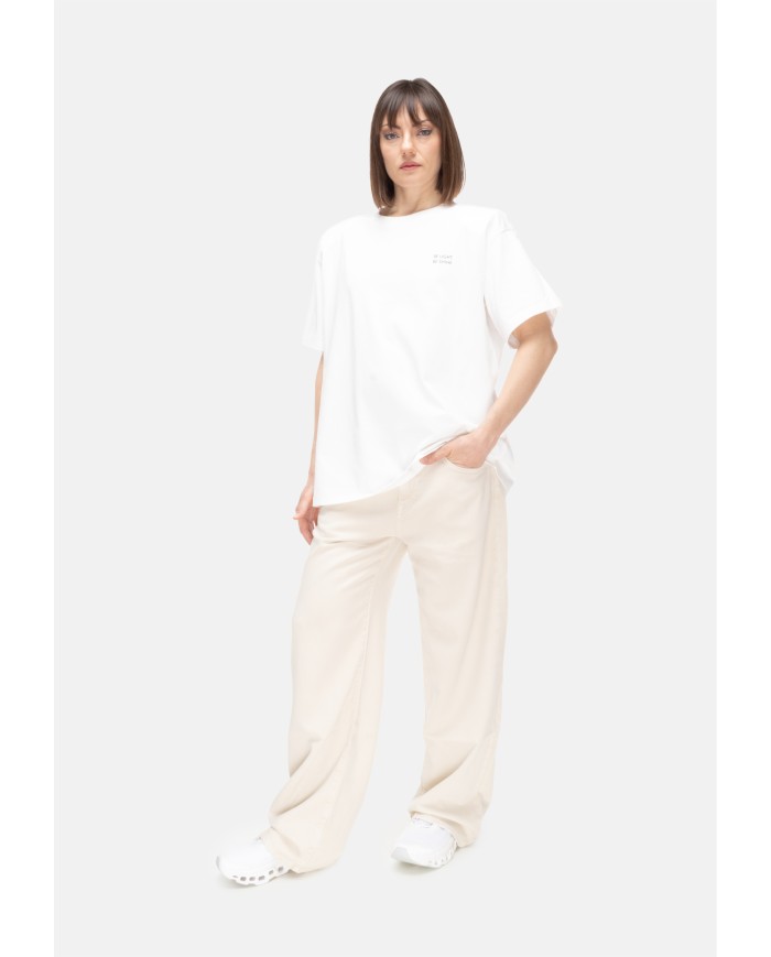 TWENTYFOURHAITCH T-shirt donna bianca