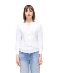 BE YOU Cardigan donna Bianco