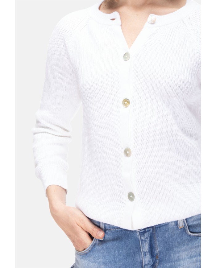 BE YOU Cardigan donna Bianco