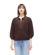 BE YOU Maglia donna Marrone