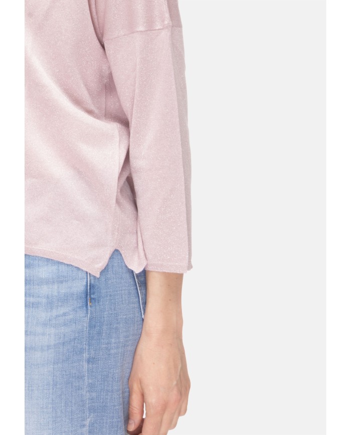 BE YOU Maglia donna scollo V Rosa