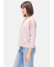 BE YOU Maglia donna scollo V Rosa