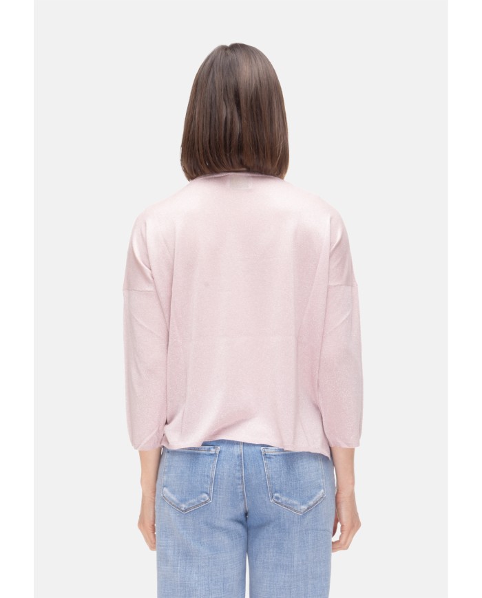 BE YOU Maglia donna scollo V Rosa