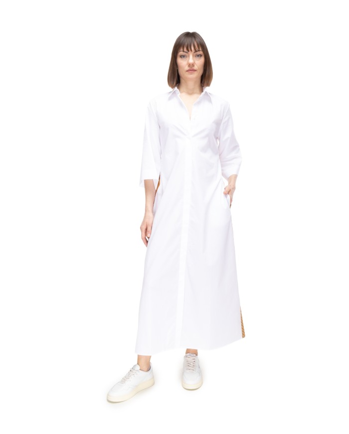 LE SARTE PETTEGOLE Abito chemisier donna bianco