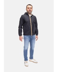 K-WAY Giubbino uomo Jake BLACK PURE - GREEN LICHEN