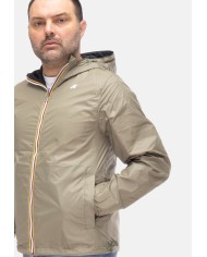 K-WAY Giubbino uomo Jake BLACK PURE - GREEN LICHEN