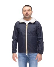 K-WAY Giubbino uomo Jake BLUE DEPTH - BEIGE LT
