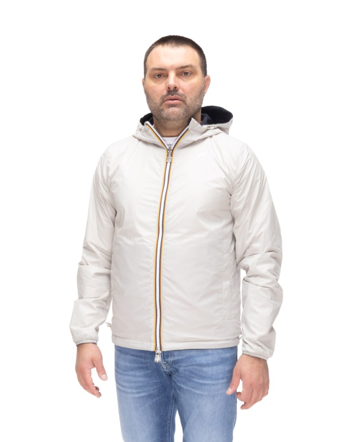 K-WAY Giubbino uomo Jake BLUE DEPTH - BEIGE LT