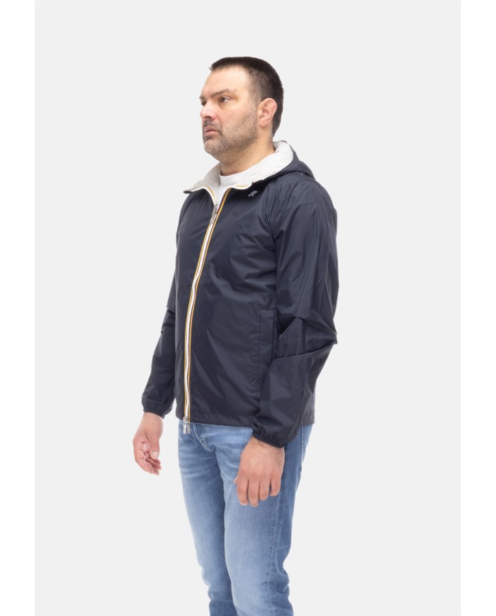 K-WAY Giubbino uomo Jake BLUE DEPTH - BEIGE LT