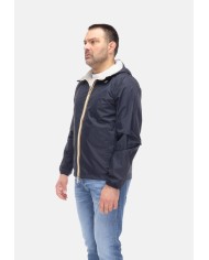 K-WAY Giubbino uomo Jake BLUE DEPTH - BEIGE LT