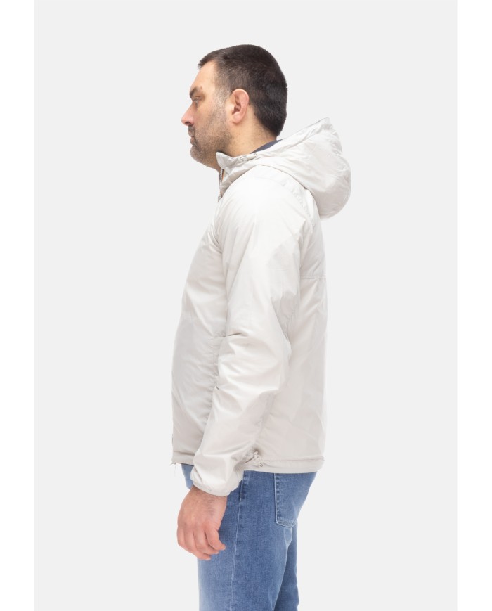 K-WAY Giubbino uomo Jake BLUE DEPTH - BEIGE LT