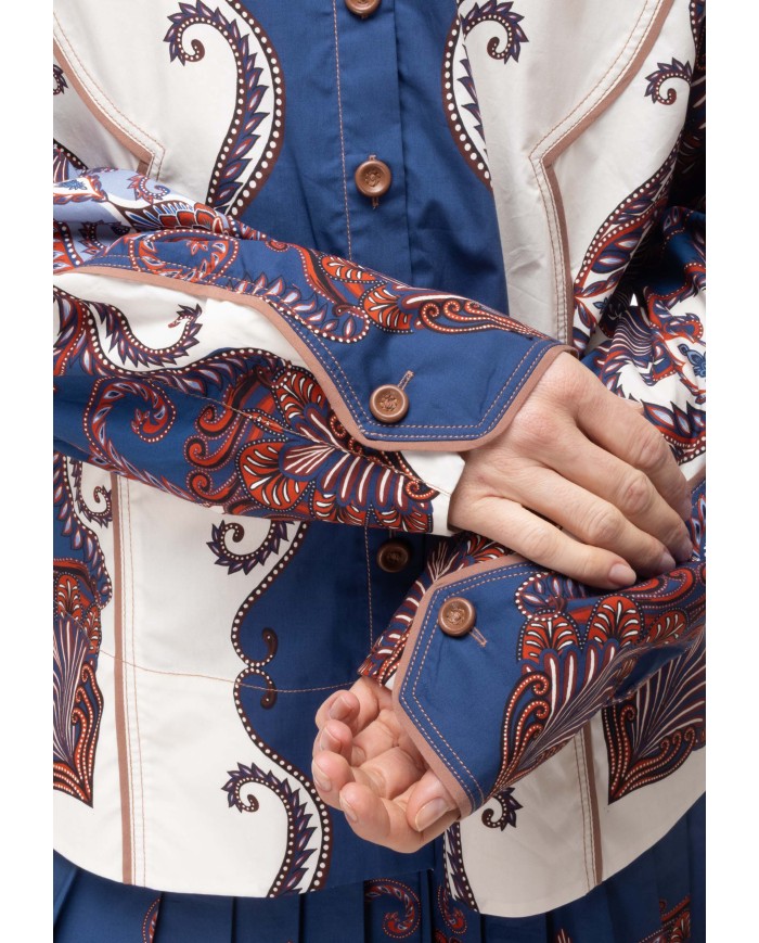 FARM RIO Camicia donna sampa arabesque Sand