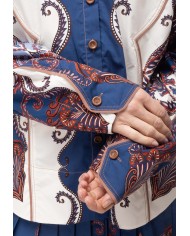 FARM RIO Camicia donna sampa arabesque Sand