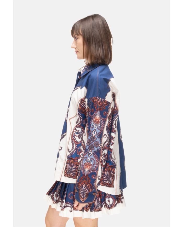 FARM RIO Camicia donna sampa arabesque Sand