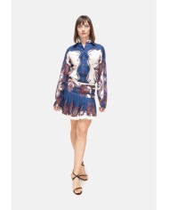 FARM RIO Camicia donna sampa arabesque Sand