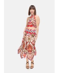 FARM RIO Top donna monospalla Rosso