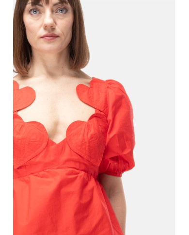 FARM RIO Camicia donna cuore rossa