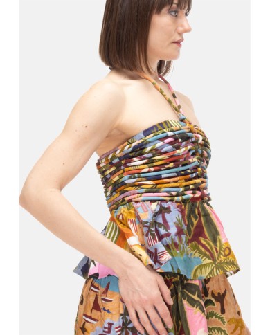 FARM RIO Abito midi donna Multicolor