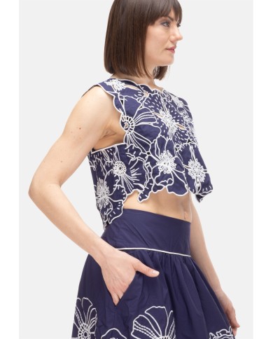 FARM RIO Top donna Blue