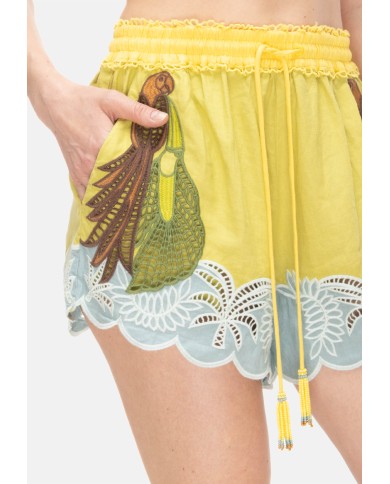FARM RIO Shorts donna Giallo