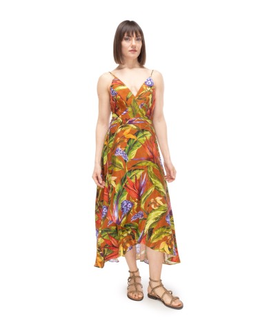 FARM RIO Abito lungo donna Marrone