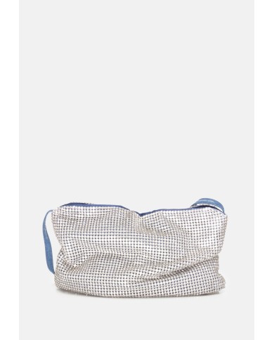 TWENTYFOURHAITCH Borsa donna strass argento