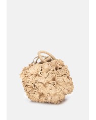 IBELIV Borsa donna in rafia CORAL TEA