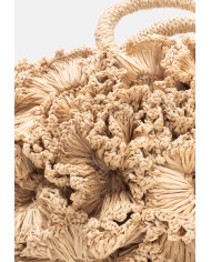 IBELIV Borsa donna in rafia CORAL TEA