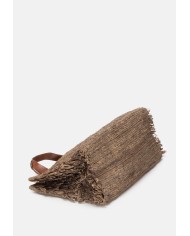 IBELIV Borsa donna in rafia ONJA DARK TEA