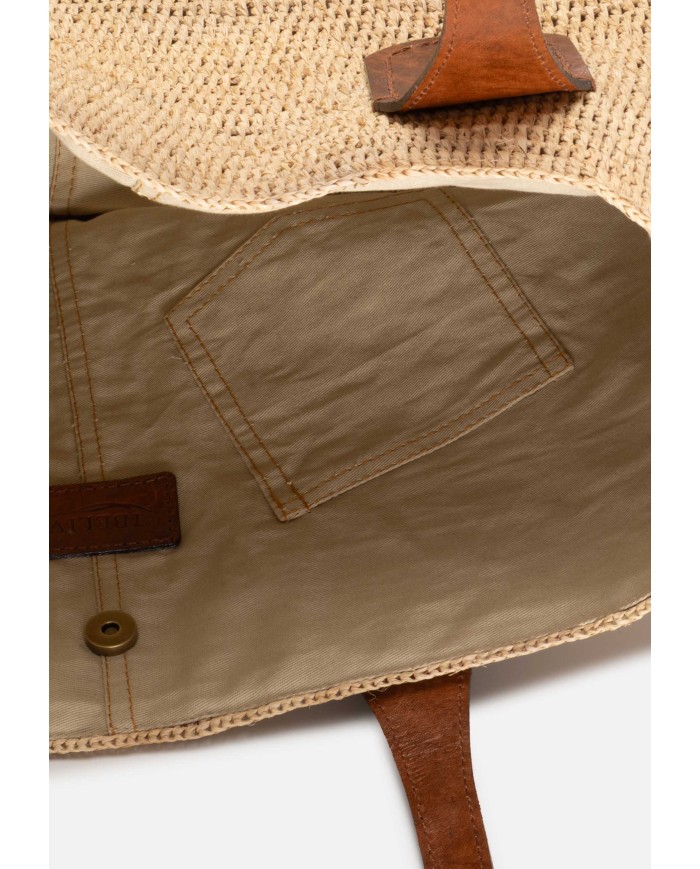 IBELIV Borsa donna in rafia TOKYO TEA