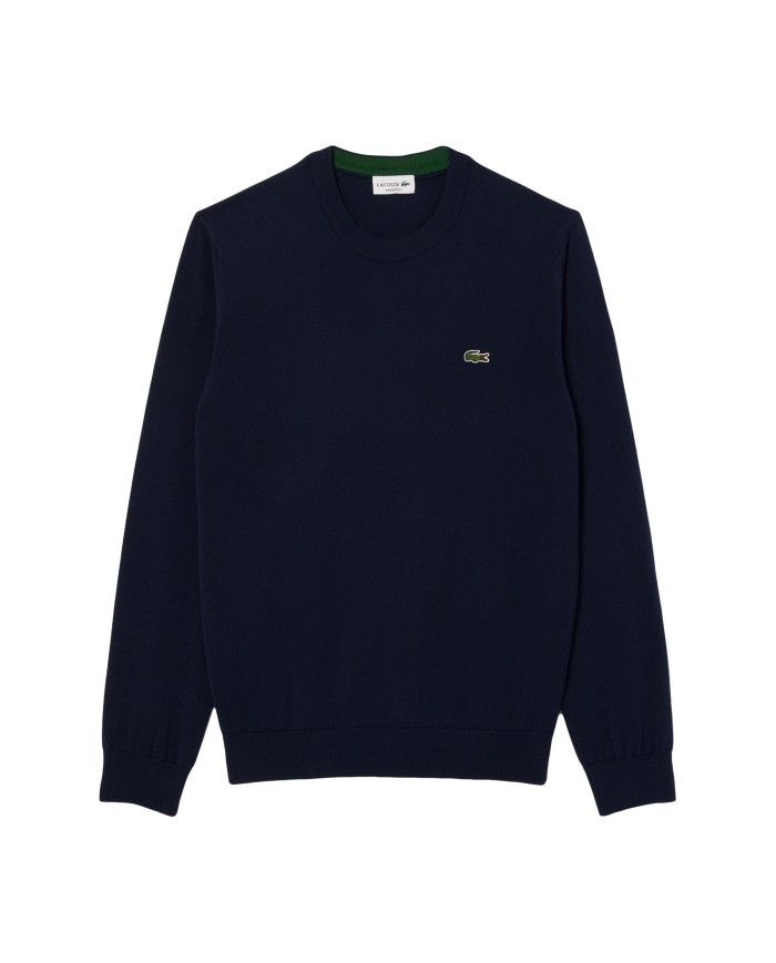 LACOSTE Maglia  uomo girocollo Nera