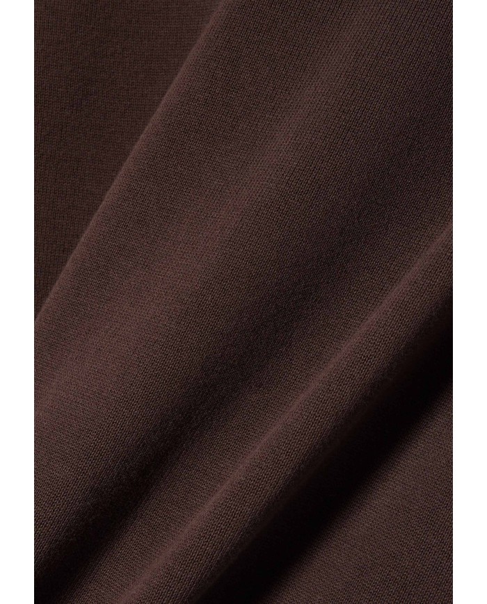 LACOSTE Maglia uomo girocollo marrone