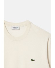 LACOSTE Maglia uomo girocollo bianca