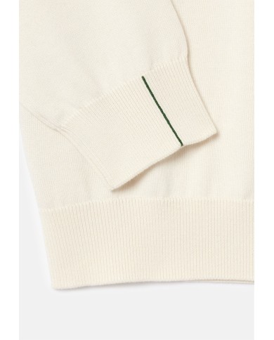 LACOSTE Maglia uomo girocollo bianca