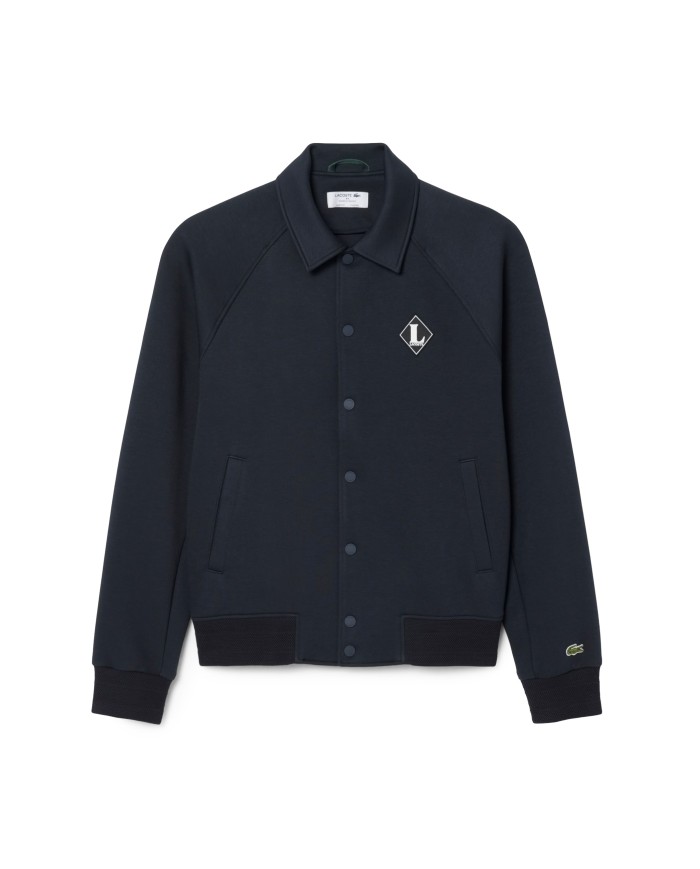 LACOSTE Giubbino uomo con stemma rétro nero