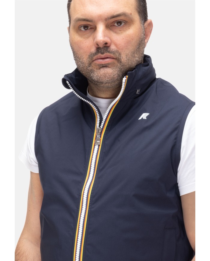K-WAY Gilet uomo Valen Blue Depth