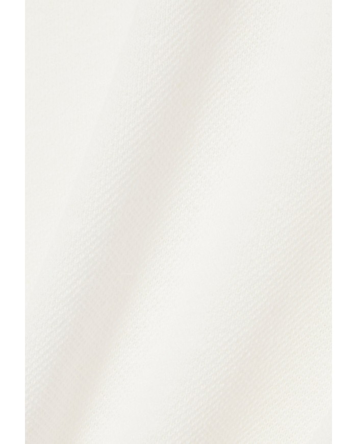 LACOSTE Polo uomo classic fit in cotone-lino bianca