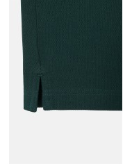 LACOSTE Polo uomo slim fit in piqué verde scuro