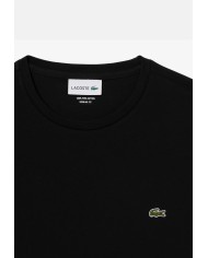 LACOSTE T-shirt uomo in cotone Pima Nera