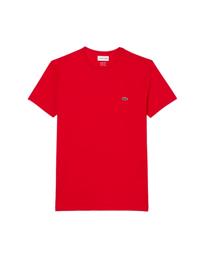 LACOSTE T-shirt uomo rossa