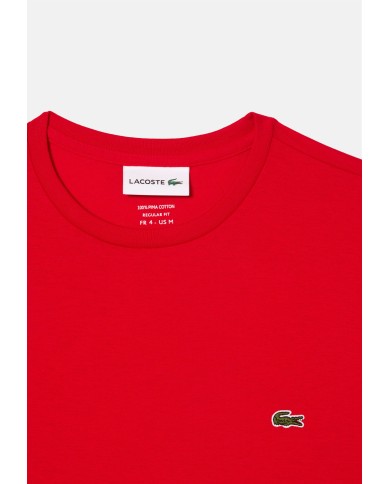 LACOSTE T-shirt uomo rossa