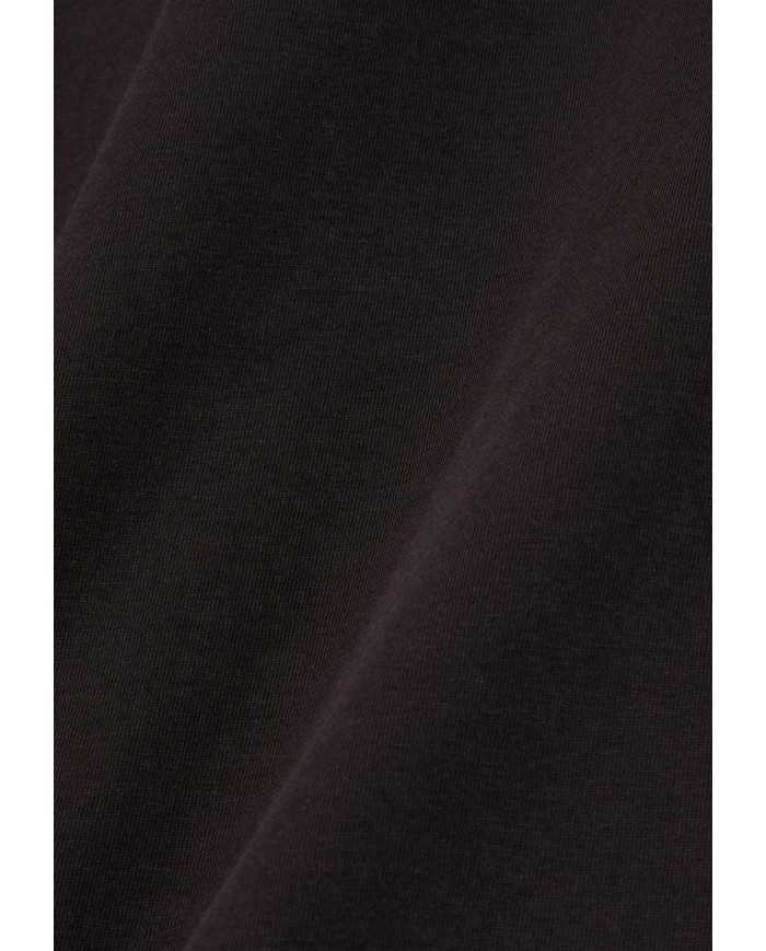 LACOSTE T-shirt uomo in cotone Pima marrone