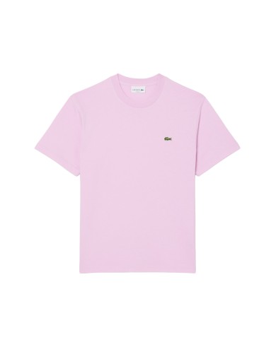 LACOSTE T-shirt uomo in cotone rosa