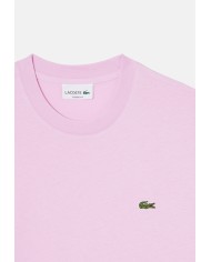 LACOSTE T-shirt uomo in cotone rosa