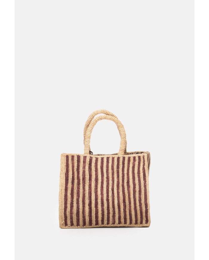 MC2 St. Barth Borsa donna rafia Colette marrone