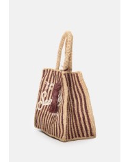 MC2 St. Barth Borsa donna rafia Colette marrone