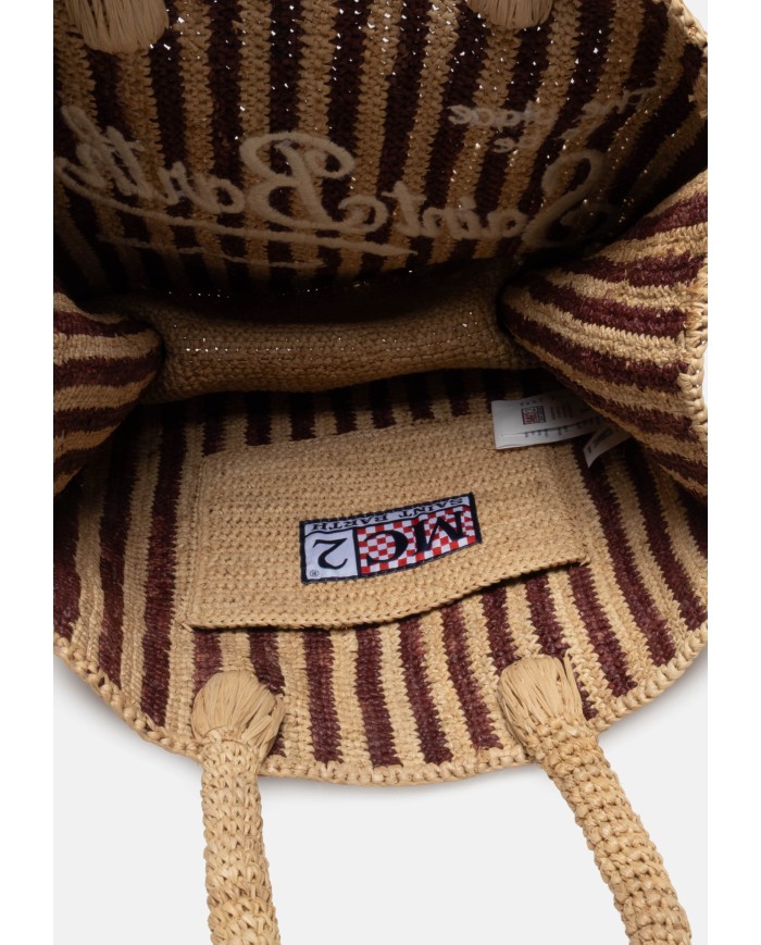 MC2 St. Barth Borsa donna rafia Colette marrone