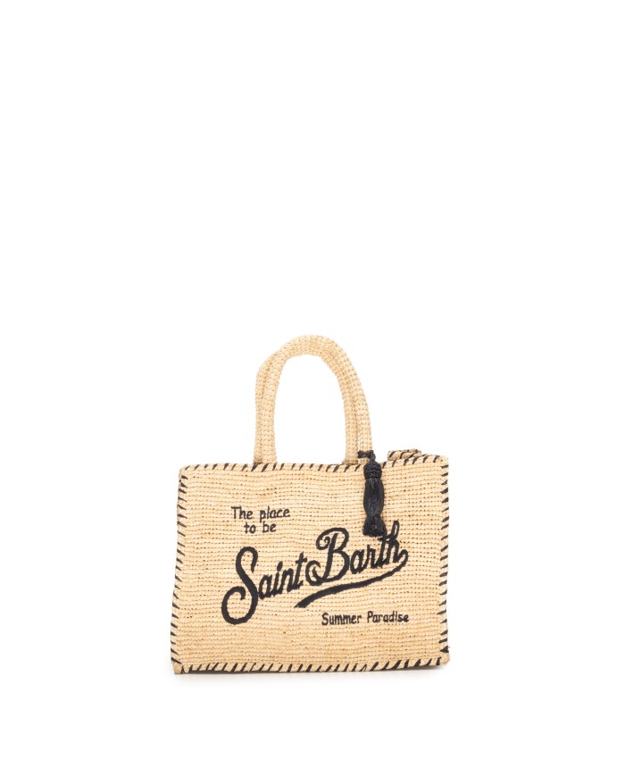 MC2 St. Barth Borsa donna rafia Colette Nera