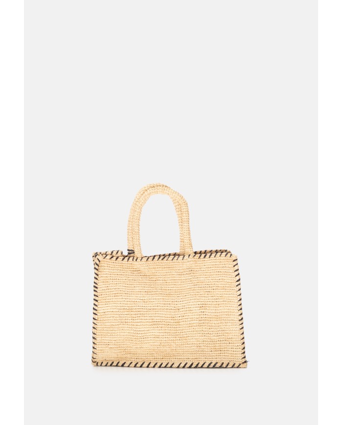 MC2 St. Barth Borsa donna rafia Colette Nera